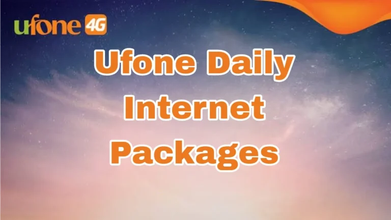 Ufone Daily Internet Packages