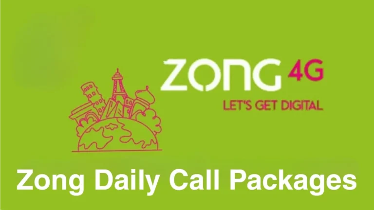 Zong Daily Call Packages