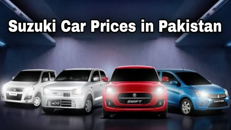 Suzuki Car Prices in Pakistan