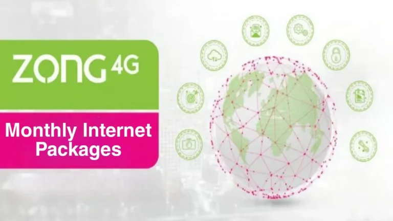 Zong Monthly Internet Packages