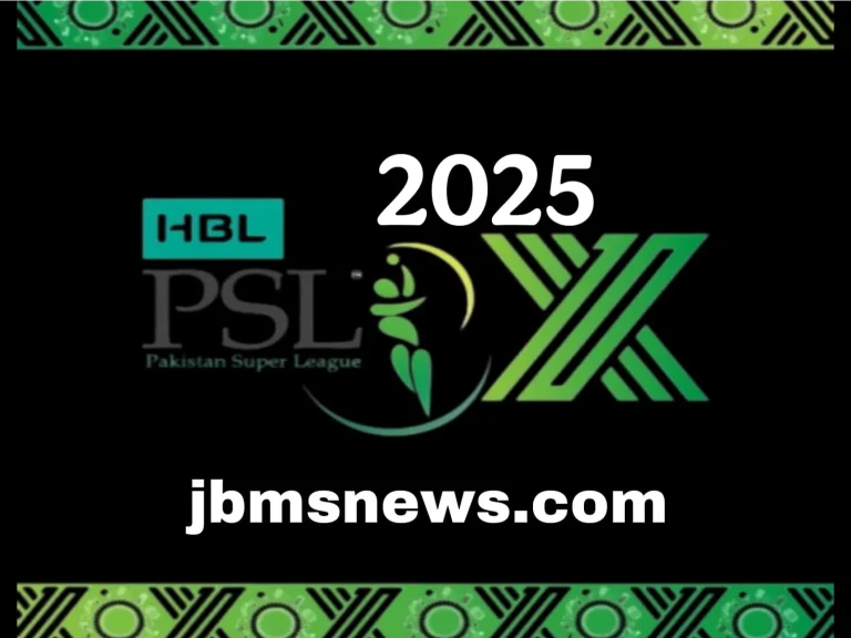 PSL 2025 Match Schedule