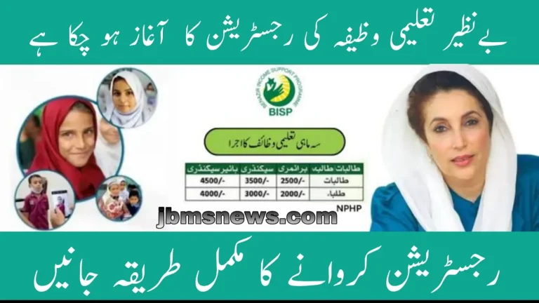 How to Apply for Benazir Taleemi Wazaif 2025