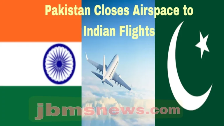 Pakistan Closes Airspace to Indian Flights