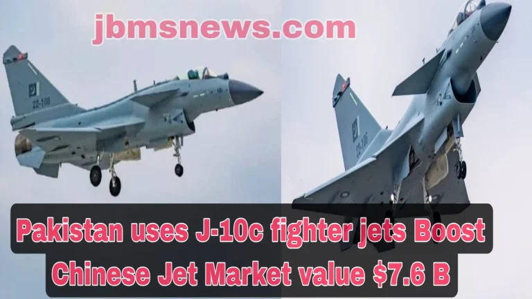 Pakistan Use of J-10C Fighter Jets Boosts Chinese Jet Maker Value by $7.6 Billion