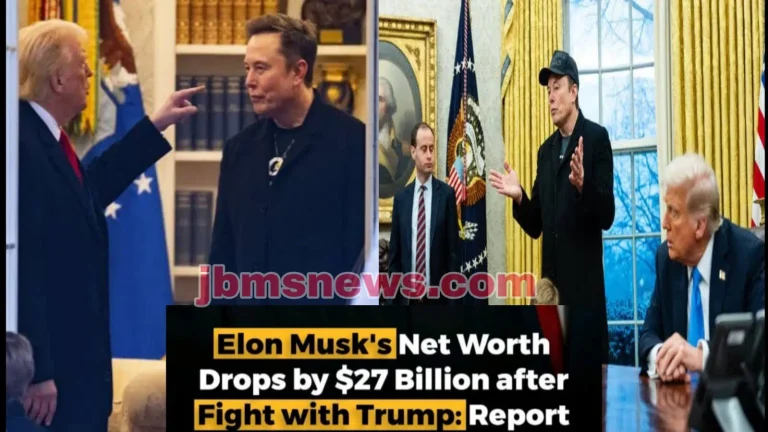 Elon Musk Loses $27 Billion After Clash with Donald Trump