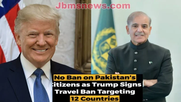 No U.S. Travel Ban on Pakistani Citizens