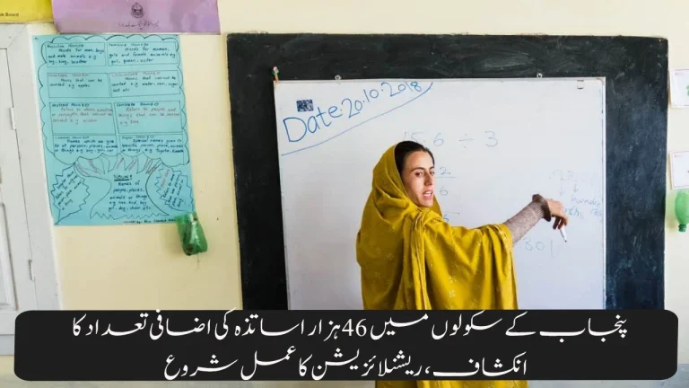 Over 46,000 Teachers Found Surplus in Punjab Schools – Education Minister Takes Action