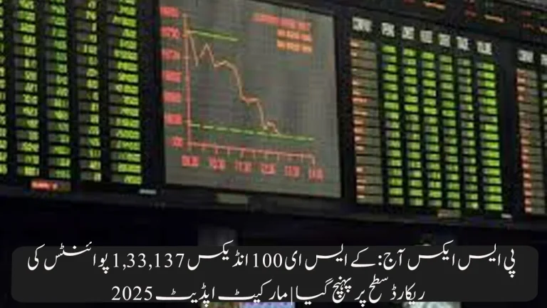 PSX Hits Historic High: KSE-100 Index Crosses 133000 Points